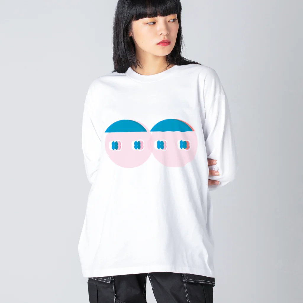 つづくのショップのつづく／MABOROSHI ビッグシルエットロングスリーブTシャツ