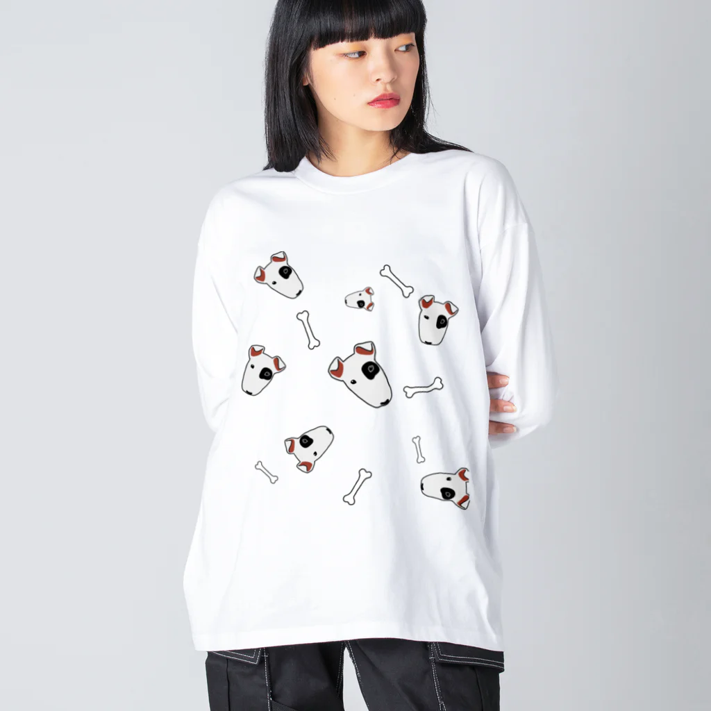 ぴらななショップのブルテリアくん Big Long Sleeve T-Shirt