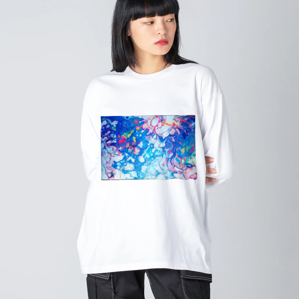 cardboardartzの北風と太陽Tシャツ Big Long Sleeve T-Shirt