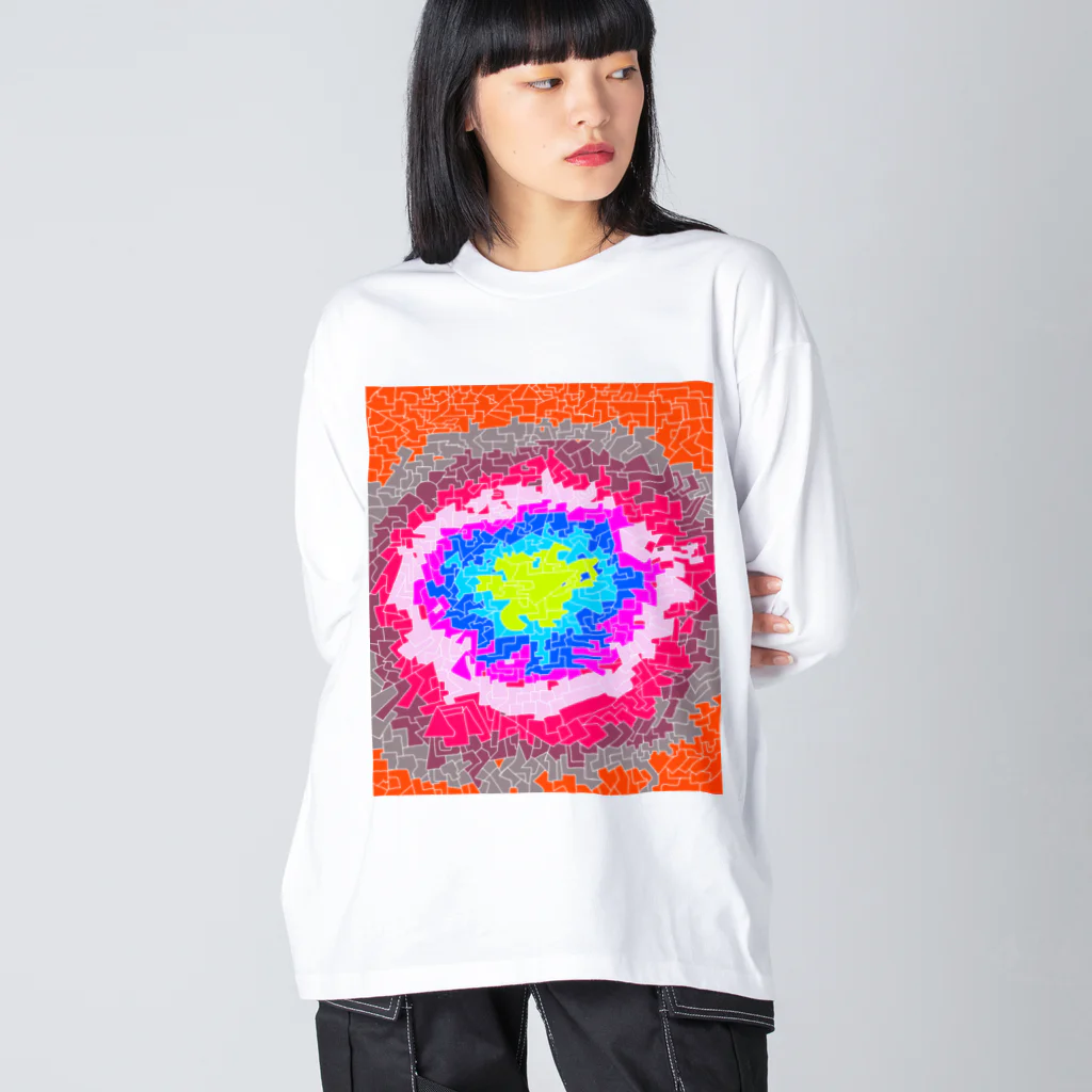 komgikogikoのヒビ Big Long Sleeve T-Shirt