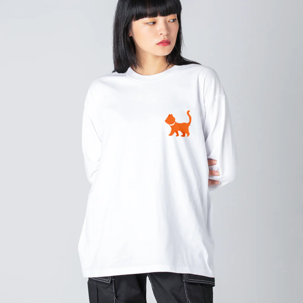 クリームあんみつの猫 Big Long Sleeve T-Shirt