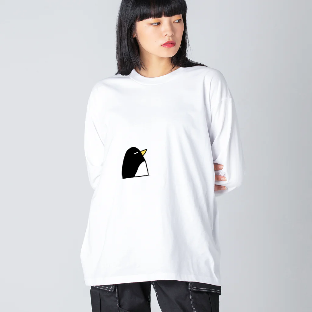 布団の中は無重力の無重力ぺんぎん Big Long Sleeve T-Shirt