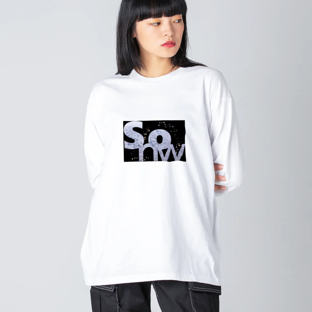 P＆A(パンダ)のSNOW ビッグシルエットロングスリーブTシャツ