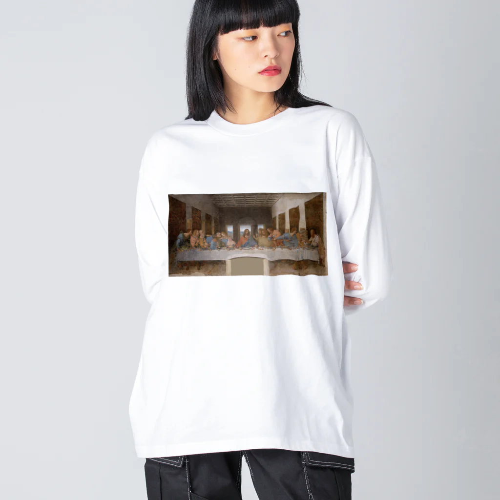 HOKO-ANのレオナルド・ダ・ビンチ　最後の晩餐 The Last Supper ビッグシルエットロングスリーブTシャツ