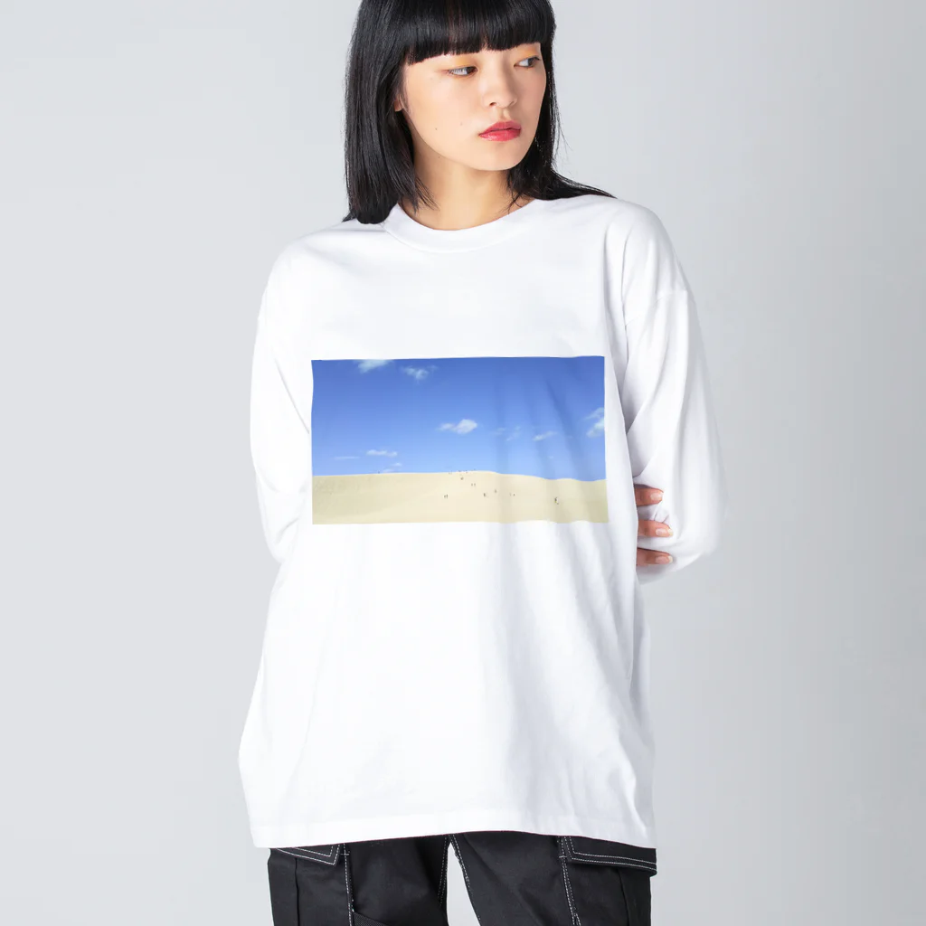 moujiの砂丘 Big Long Sleeve T-Shirt