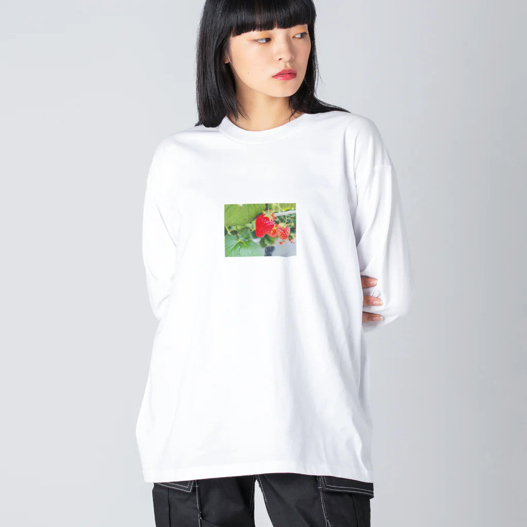 癒しショップのストロベリーちゃん Big Long Sleeve T-Shirt