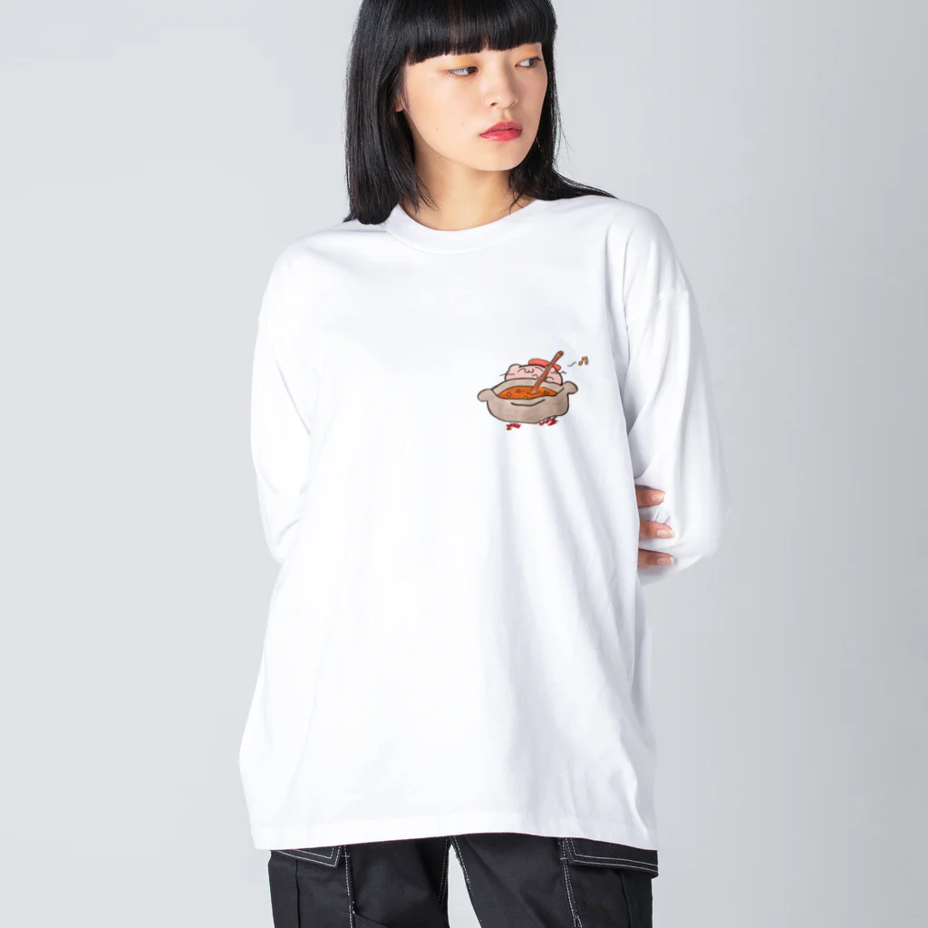 よーこ＠神戸フードふぁくとりーのカレー作るよーこ Big Long Sleeve T-Shirt