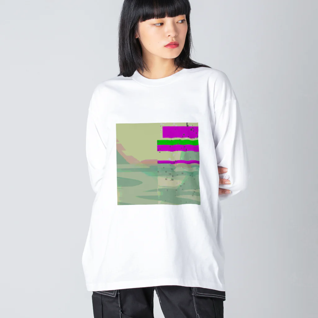 Air the Anonymous by shinno=nomuraのBuggy Laggy Shirts Big Long Sleeve T-Shirt