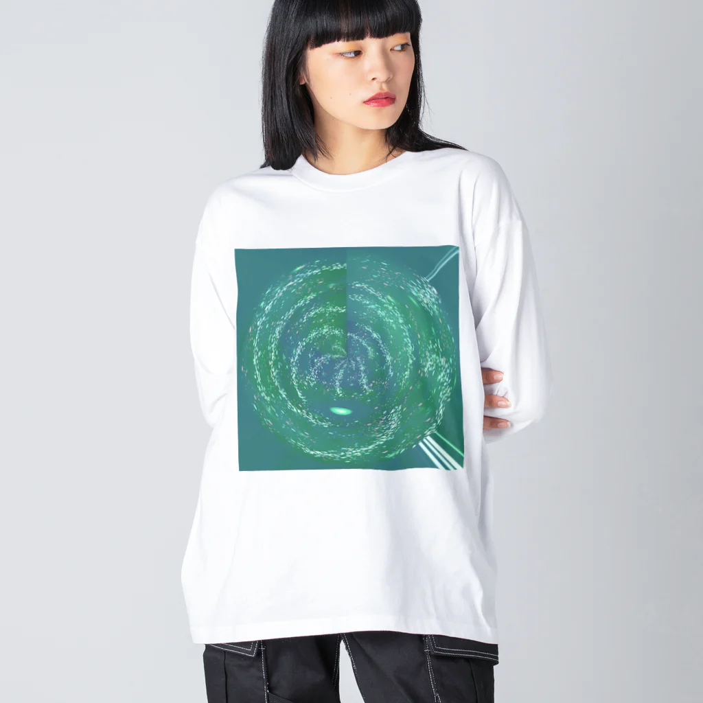 LeafCreateのGalaxyNight No.5 ビッグシルエットロングスリーブTシャツ