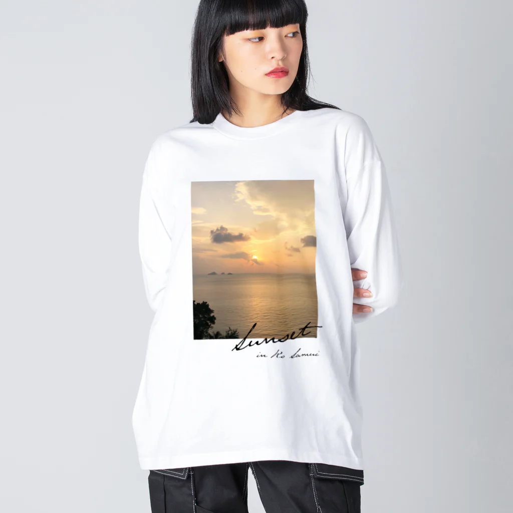 Katie（カチエ）のSunset in Ko Samui ビッグシルエットロングスリーブTシャツ