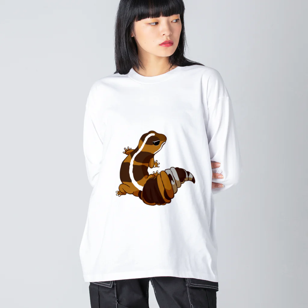 金魚大好き悠tubeのネットショップのニシアフリカトカゲモドキ Big Long Sleeve T-Shirt