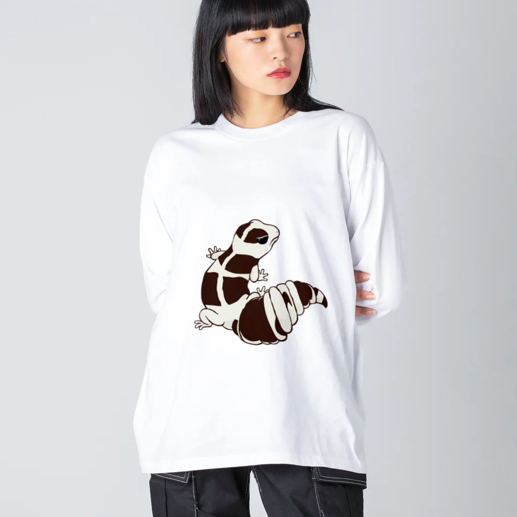 金魚大好き悠tubeのネットショップのニシアフホワイトアウトオレオ Big Long Sleeve T-Shirt