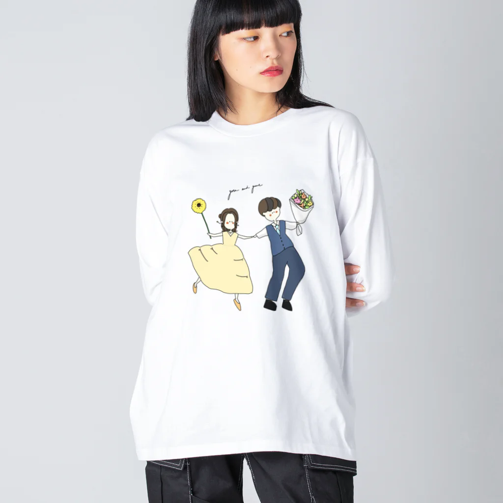 やまみむら ゆめものようたとゆめも ビッグシルエットロングスリーブTシャツ