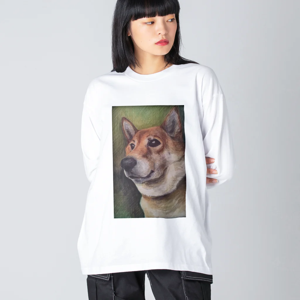 kiyomi99の愛犬 ビッグシルエットロングスリーブTシャツ