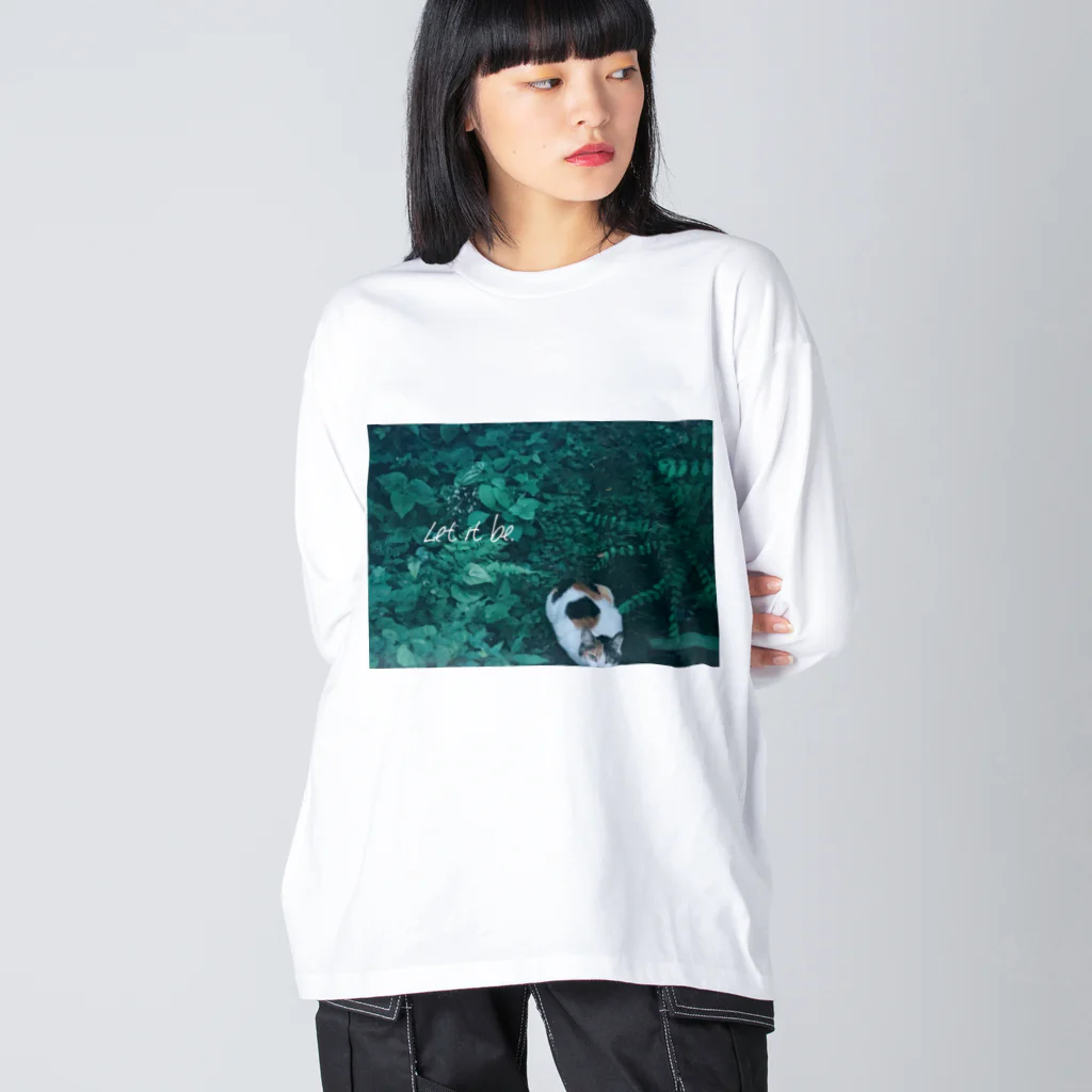 また、明日。のLet it be. Big Long Sleeve T-Shirt