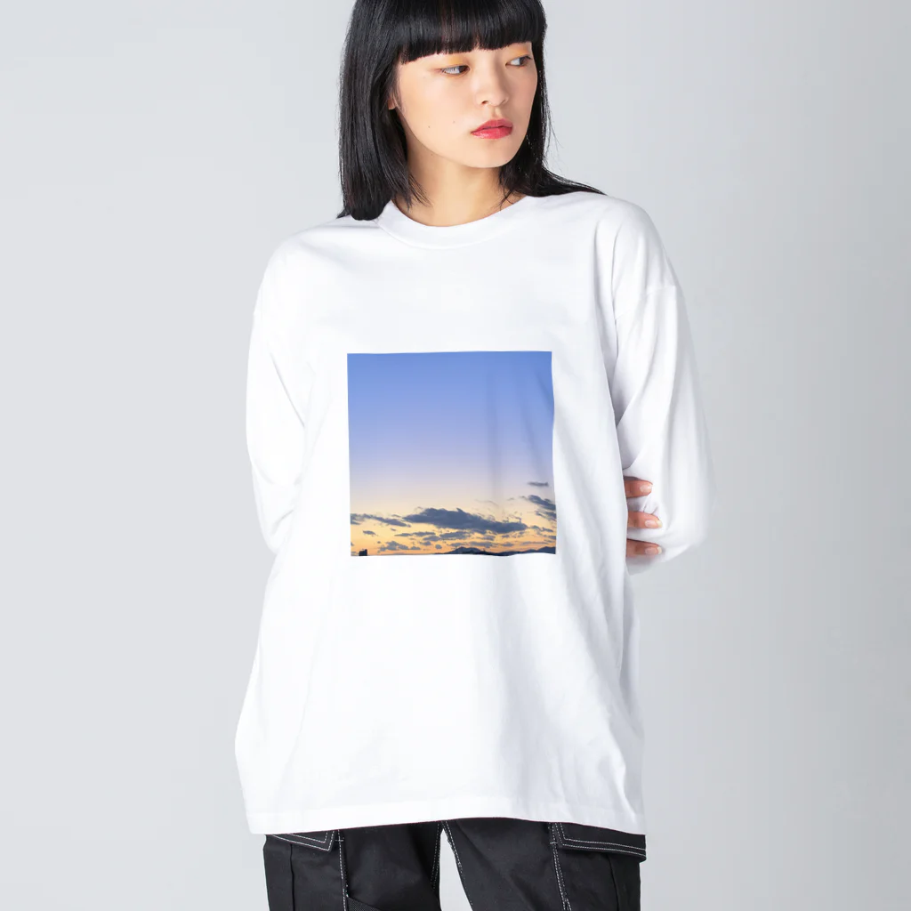 cherry＊の11月29日の空 ビッグシルエットロングスリーブTシャツ