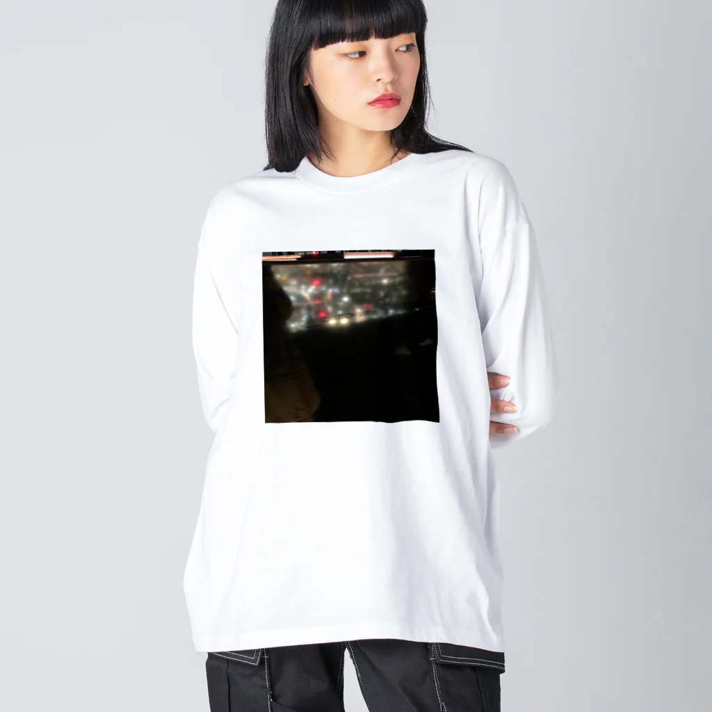 maoのcaution Big Long Sleeve T-Shirt