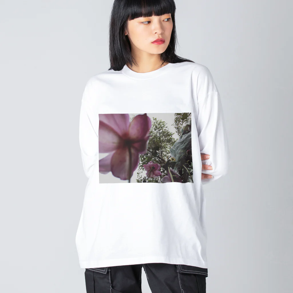 ノスタルジーテリアのflower p Big Long Sleeve T-Shirt