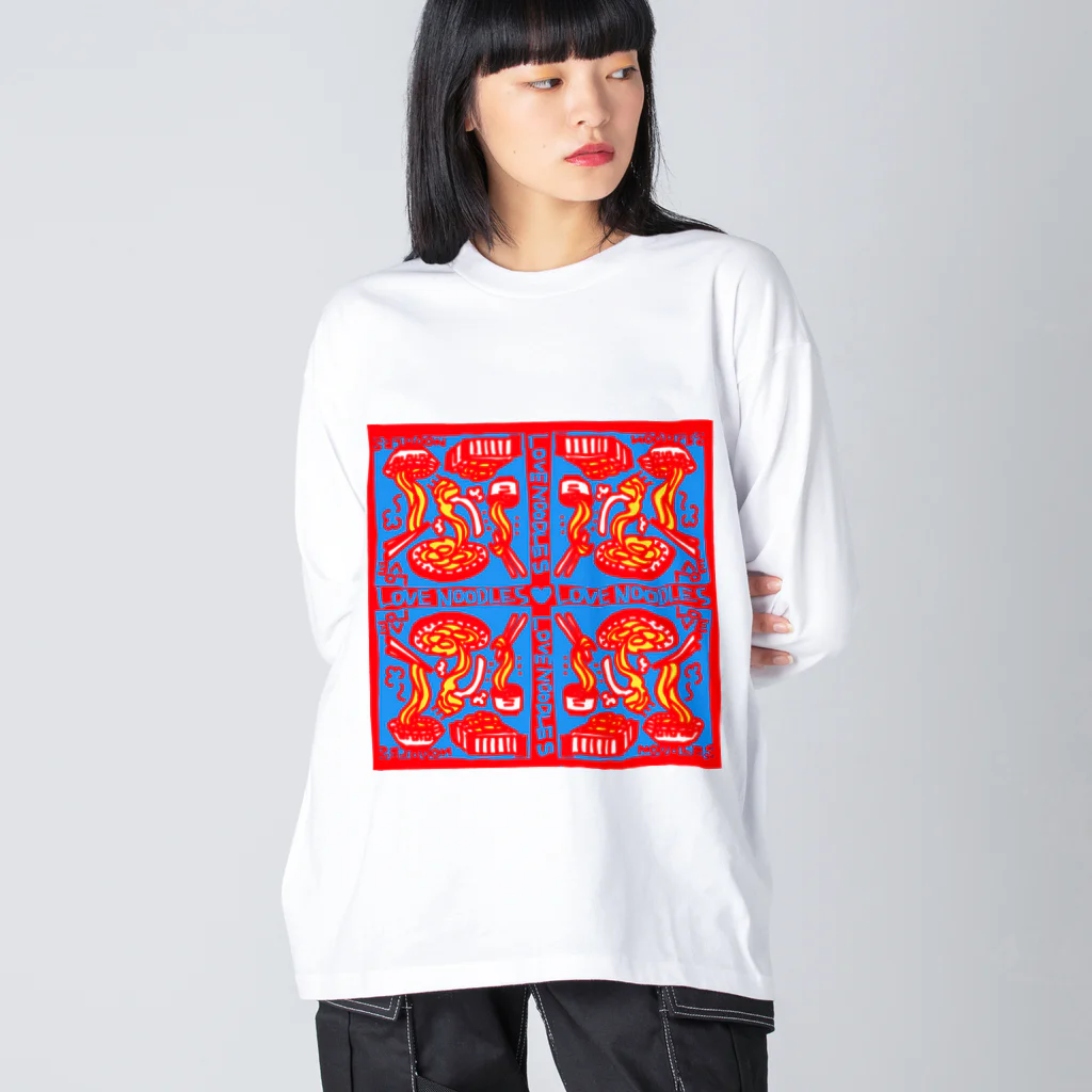 machine-a-9106の麺愛好家 Big Long Sleeve T-Shirt