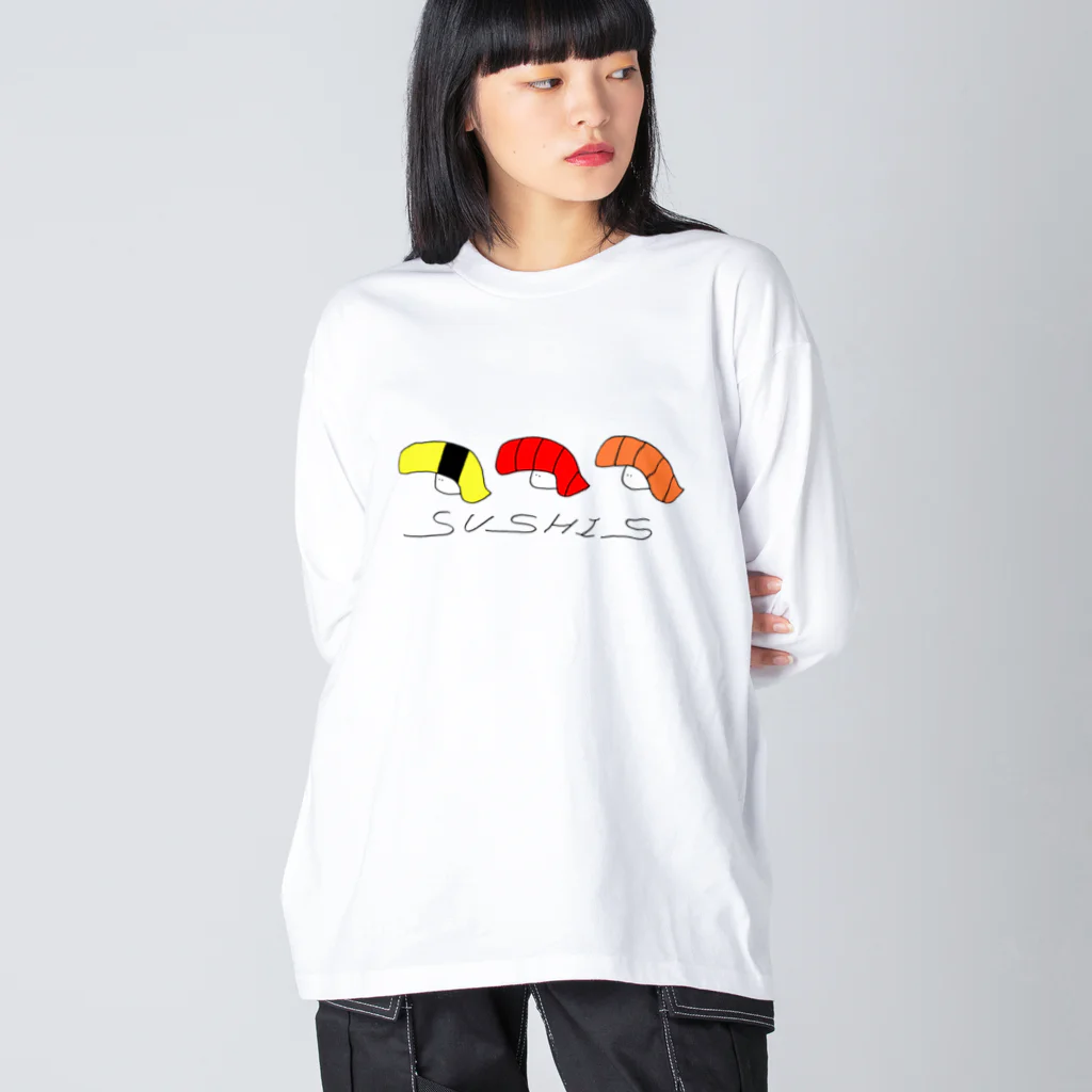 TAKARA_のSUSHIS(寿司ズ) ビッグシルエットロングスリーブTシャツ