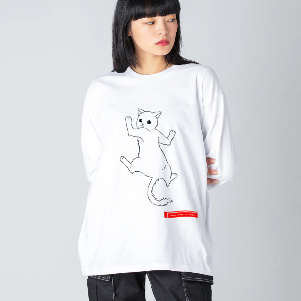 straystepのコラボ　toji ビッグシルエットロングスリーブTシャツ