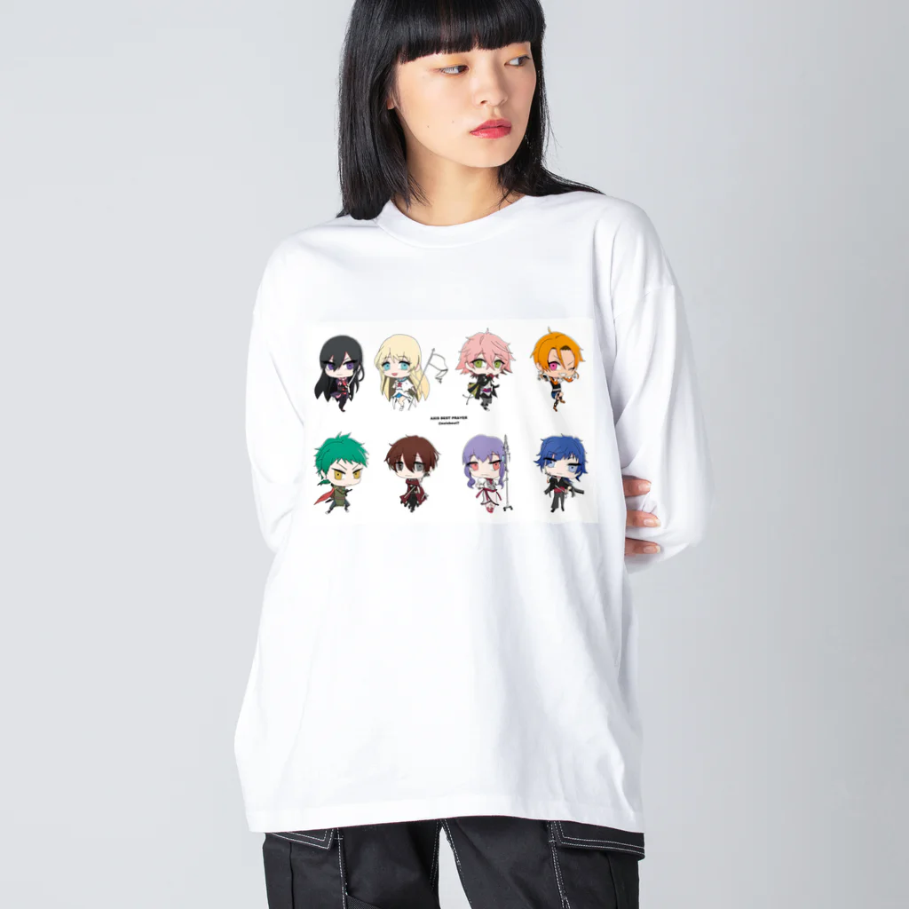 夜想明【LINEスタンプ・BOOTH販売中】のアクシスベストプレア ビッグシルエットロングスリーブTシャツ