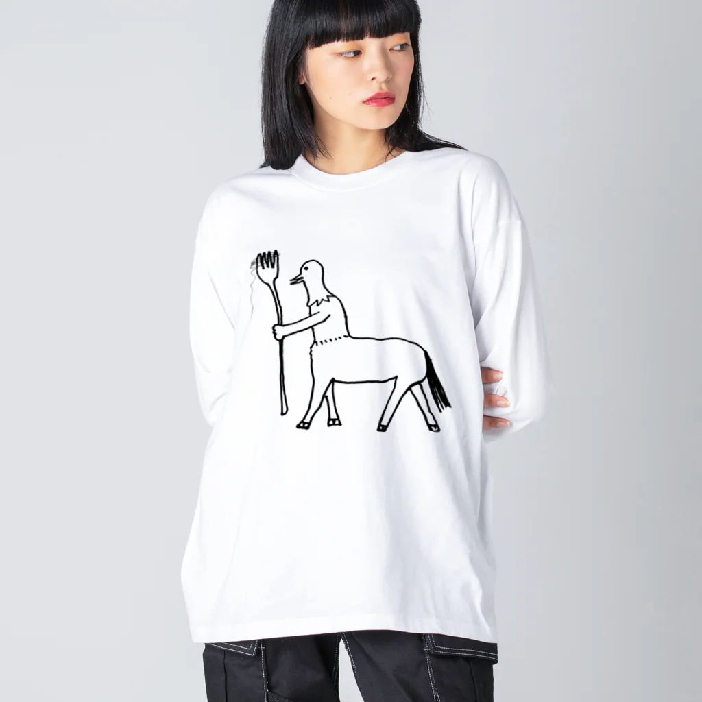 Spaghetti Clinton Storeのとりうまスパゲッティ Big Long Sleeve T-Shirt