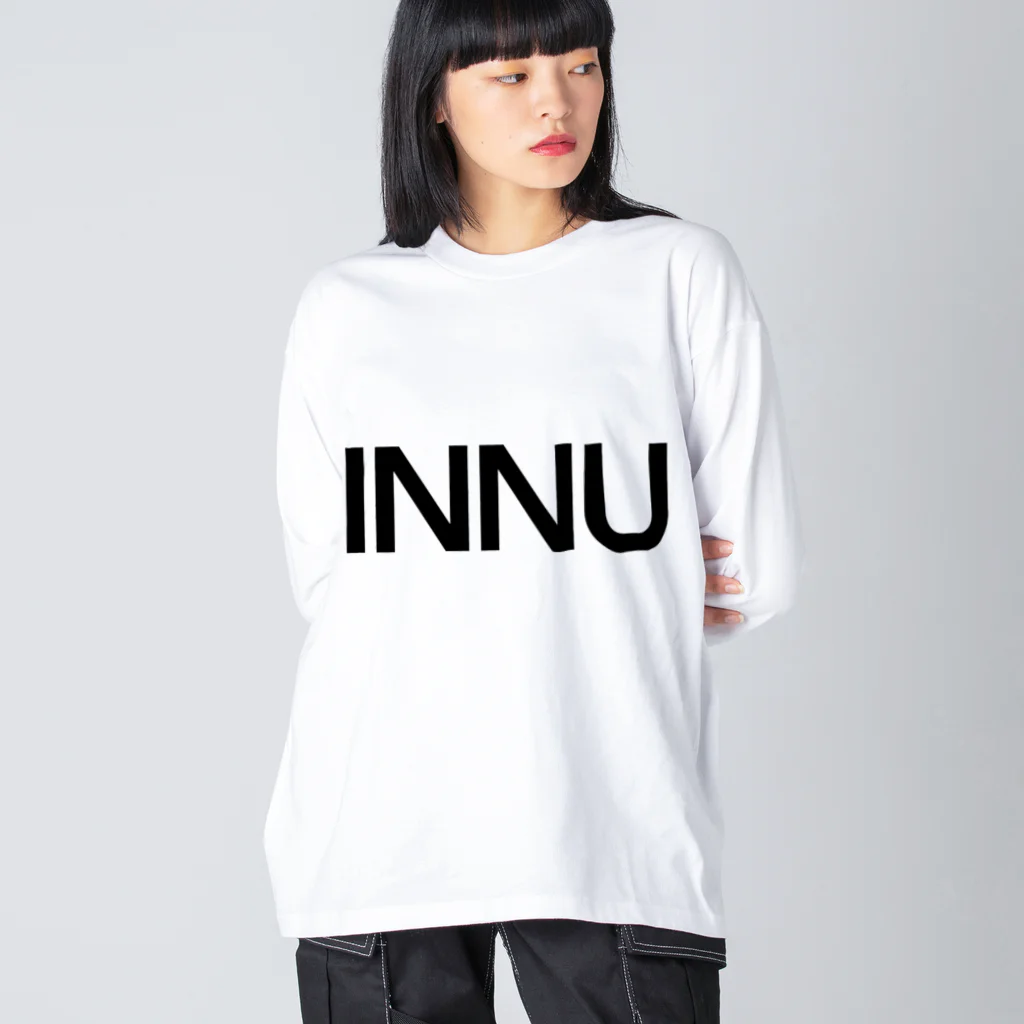 semioticaのINNU (doge in Japanese) Big Long Sleeve T-Shirt