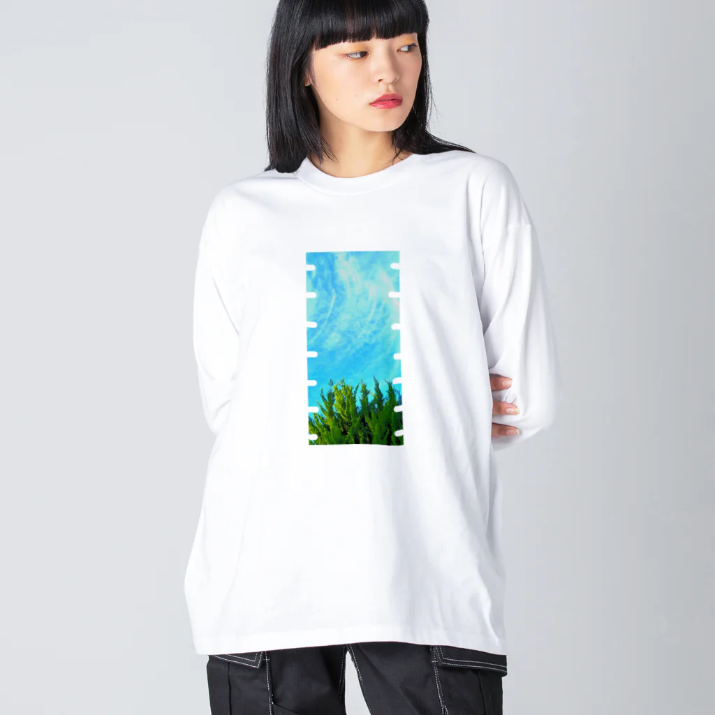 MUGURa-屋の無題　空へ Big Long Sleeve T-Shirt