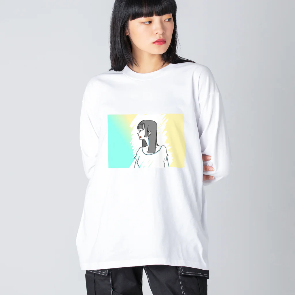 shift_のgood morning なひかり ビッグシルエットロングスリーブTシャツ