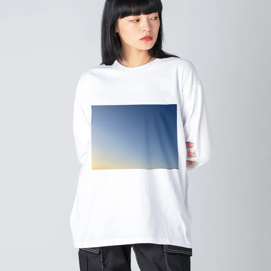 そらもようの暁の空〜〜Akatuki〜〜 ビッグシルエットロングスリーブTシャツ