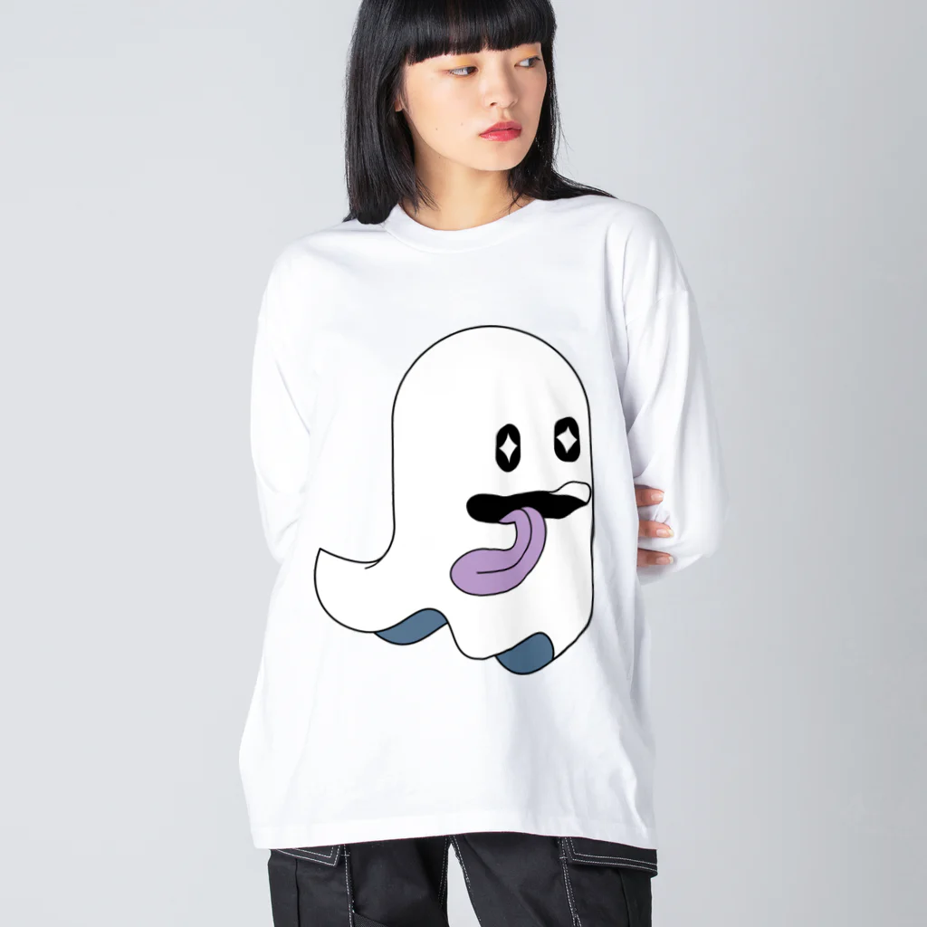 OCTOPUS_shopの名前なし_ホワイト Big Long Sleeve T-Shirt