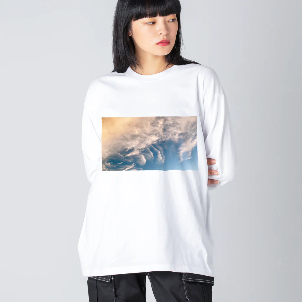 天使のいる街の秋の天使 Big Long Sleeve T-Shirt