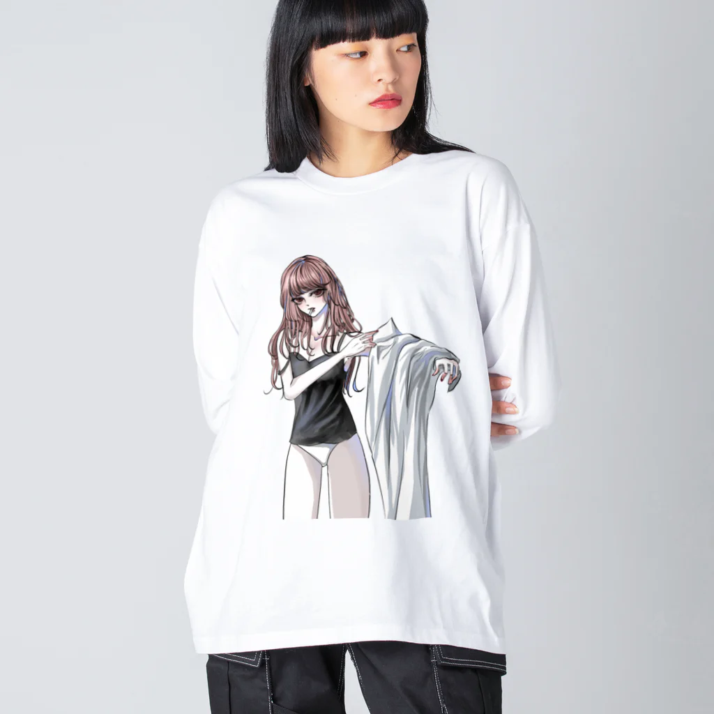 可愛い子いっぱいのお着替えお姉さん Big Long Sleeve T-Shirt