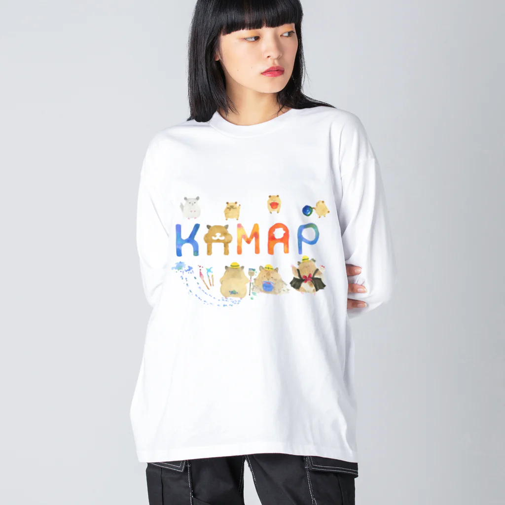 KAMAP ＆ Ricaの【KAMAP】カラフルKAMAP ビッグシルエットロングスリーブTシャツ