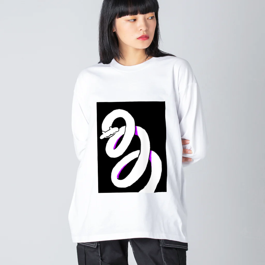 リリのぐるぐるキリン１ Big Long Sleeve T-Shirt