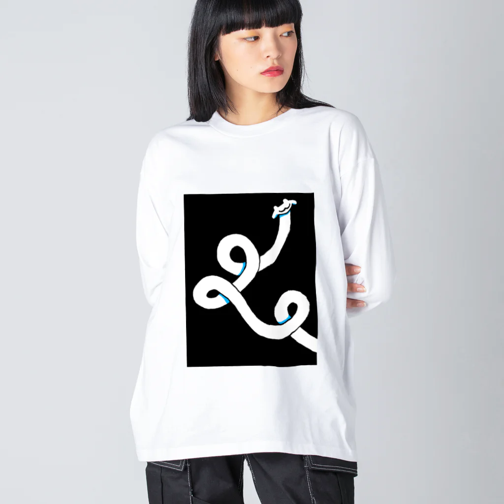 リリのぐるぐるキリン２ Big Long Sleeve T-Shirt