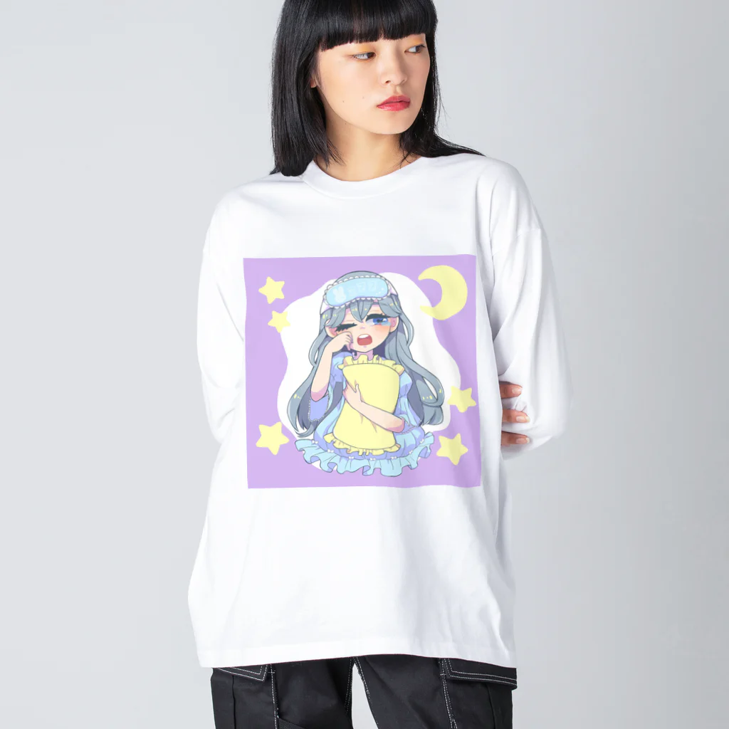 ここあのねむい Big Long Sleeve T-Shirt