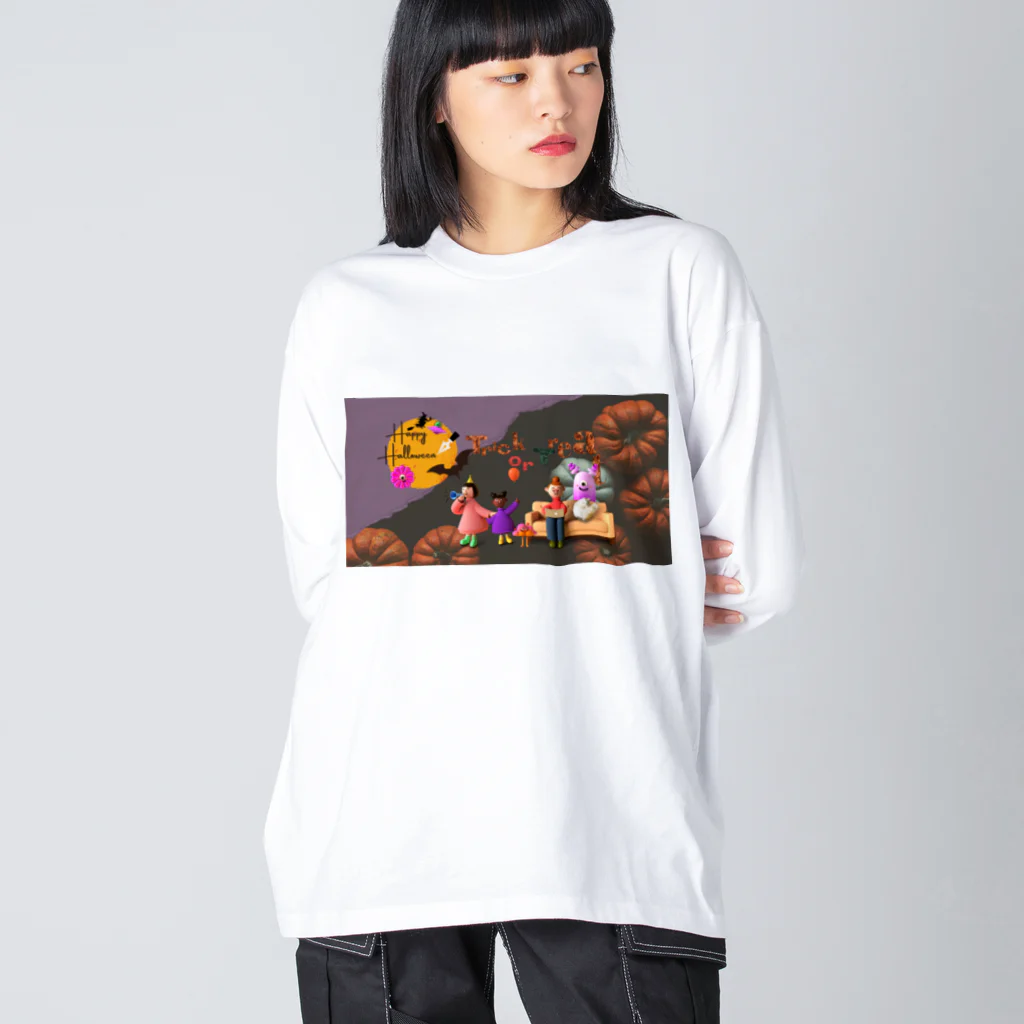 𝙈𝙊𝙈𝙊'𝙨 𝙎𝙝𝙤𝙥のHappy Halloween #05 Big Long Sleeve T-Shirt