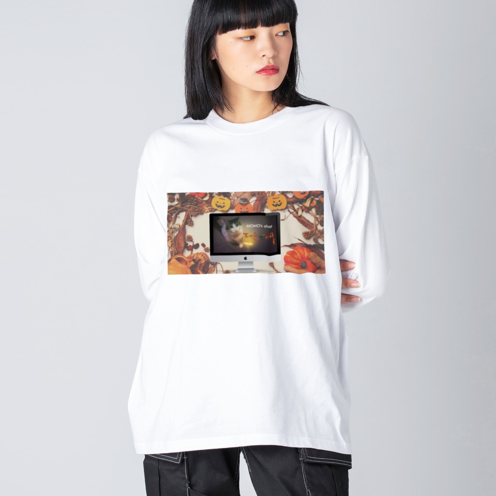 𝙈𝙊𝙈𝙊'𝙨 𝙎𝙝𝙤𝙥のHappy Halloween #06 Big Long Sleeve T-Shirt