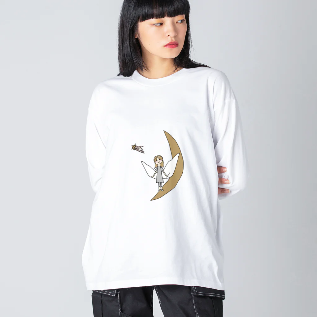 屋根裏部屋の深海魚の月の妖精 Big Long Sleeve T-Shirt