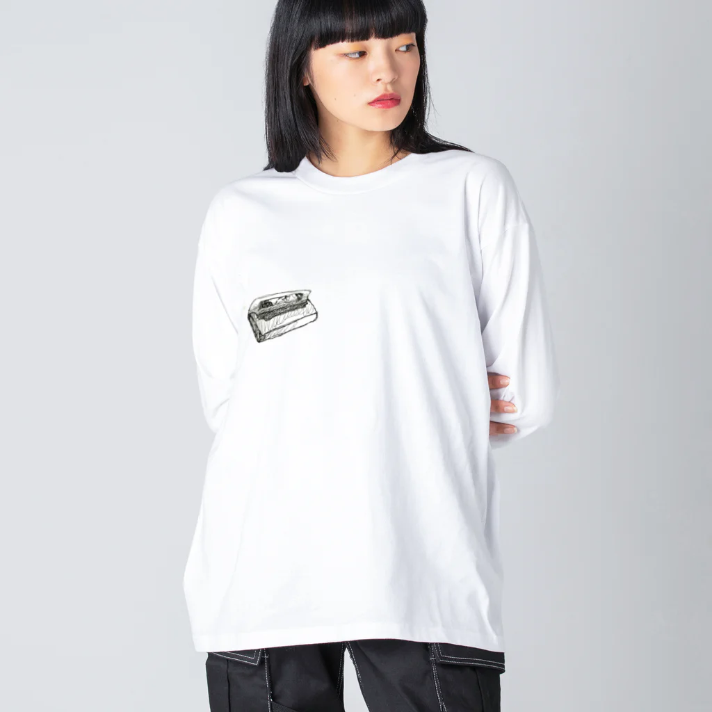 具readingのhudebako ビッグシルエットロングスリーブTシャツ