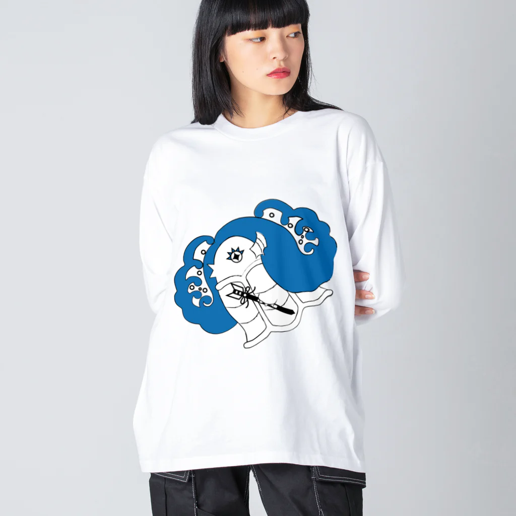 Amiの目覚めのアマビエ Big Long Sleeve T-Shirt