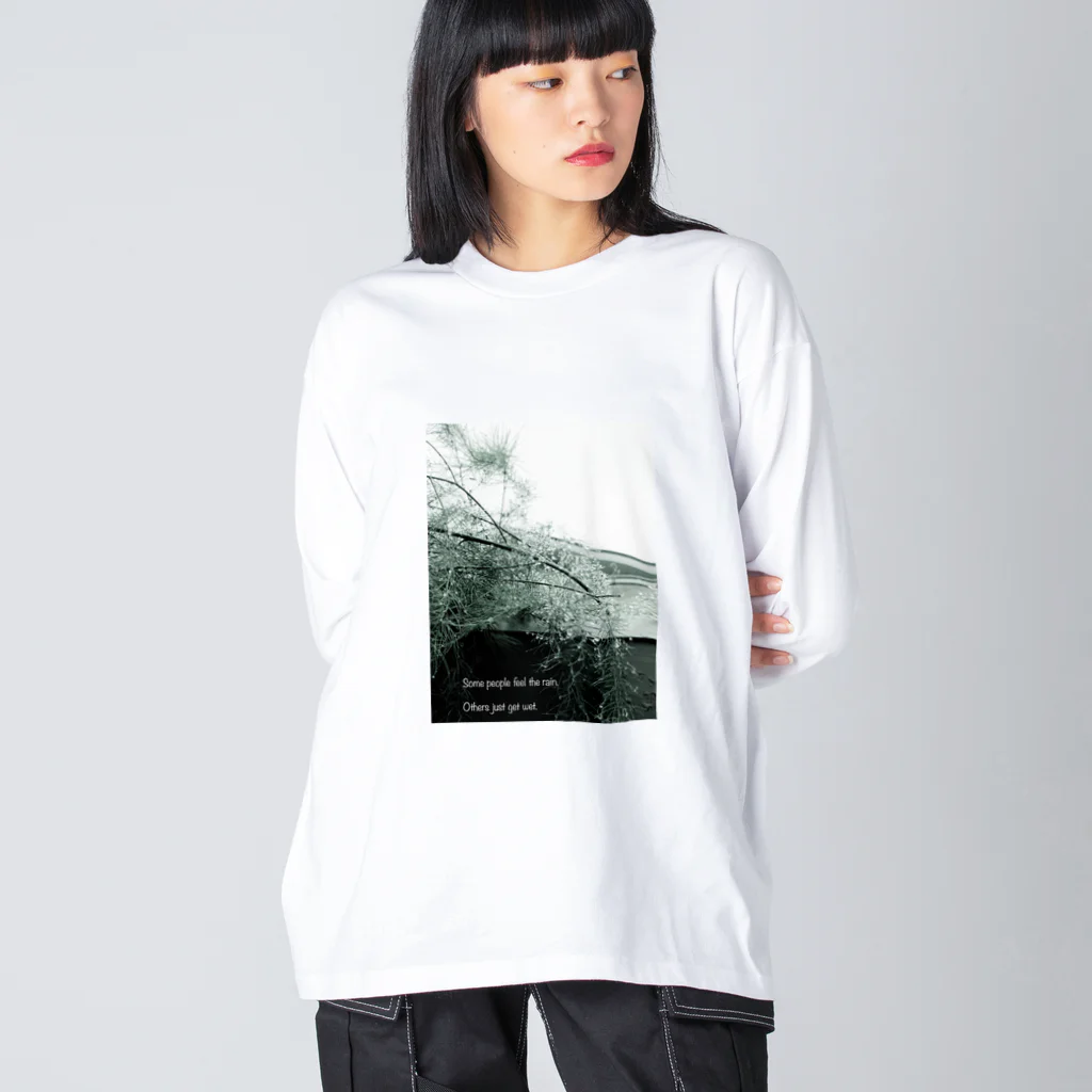 蛍石の雨あがり Big Long Sleeve T-Shirt