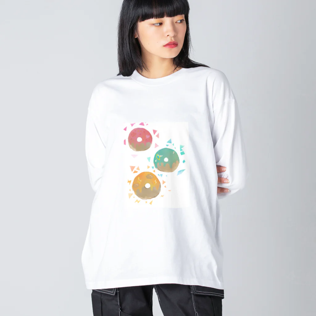 コニーズショップのドーナツTシャツ Big Long Sleeve T-Shirt