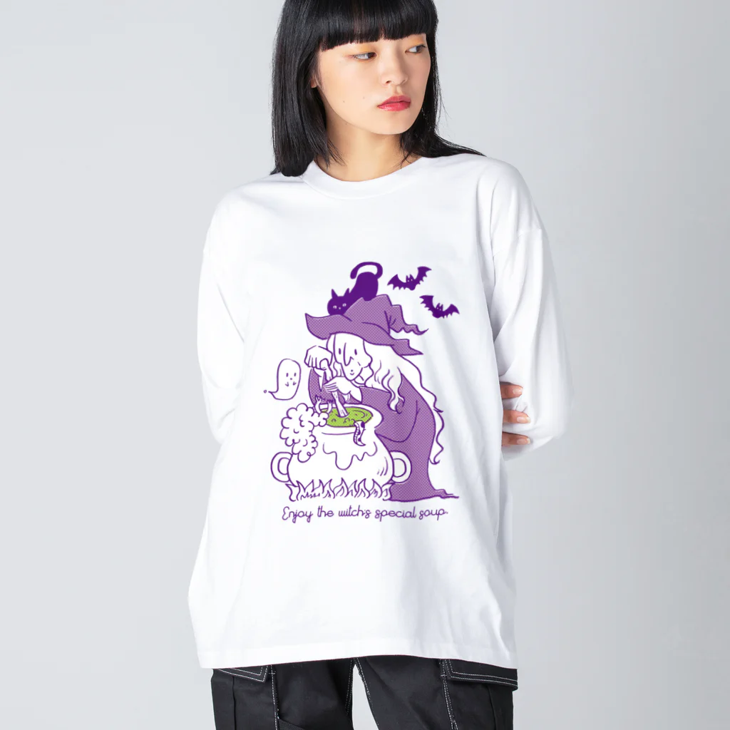 mincruの魔女の特製スープを召し上がれ ビッグシルエットロングスリーブTシャツ