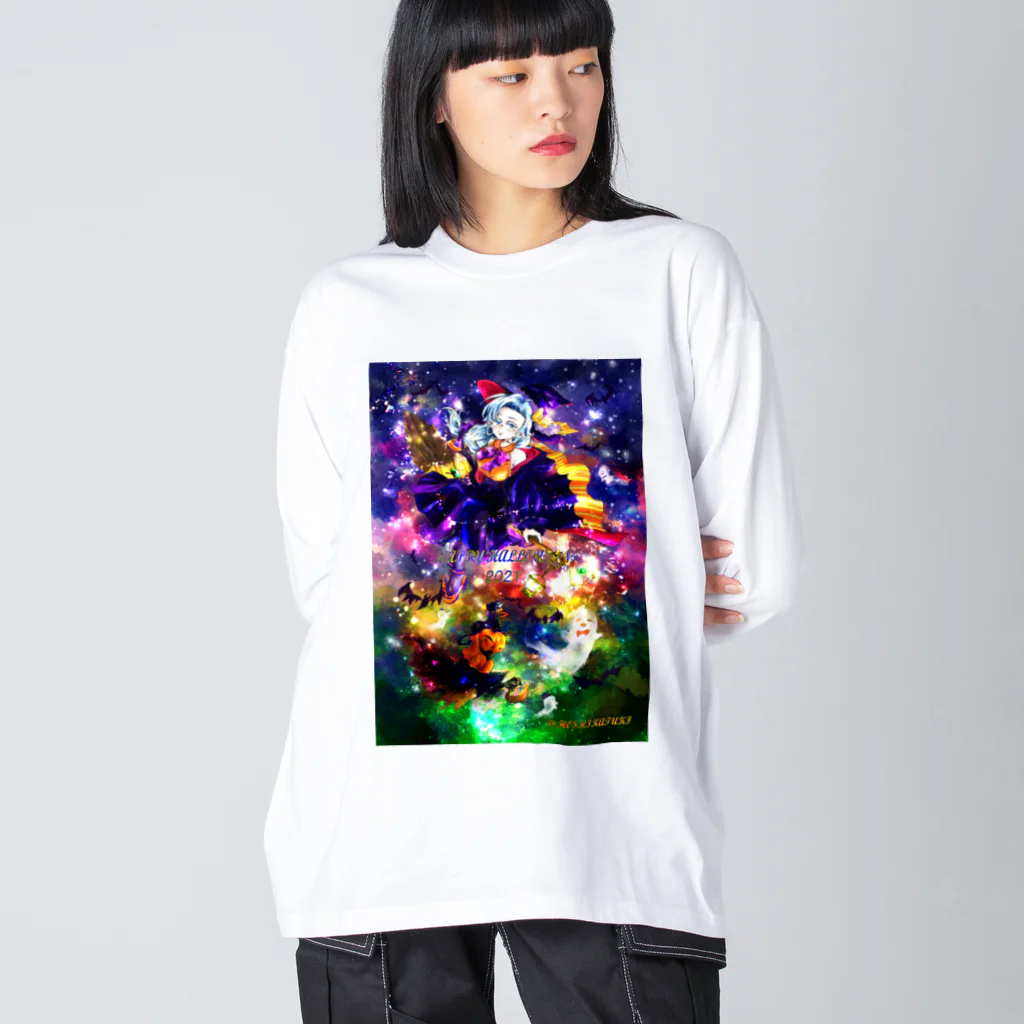 星架月のHALLOWEEN2021 Big Long Sleeve T-Shirt