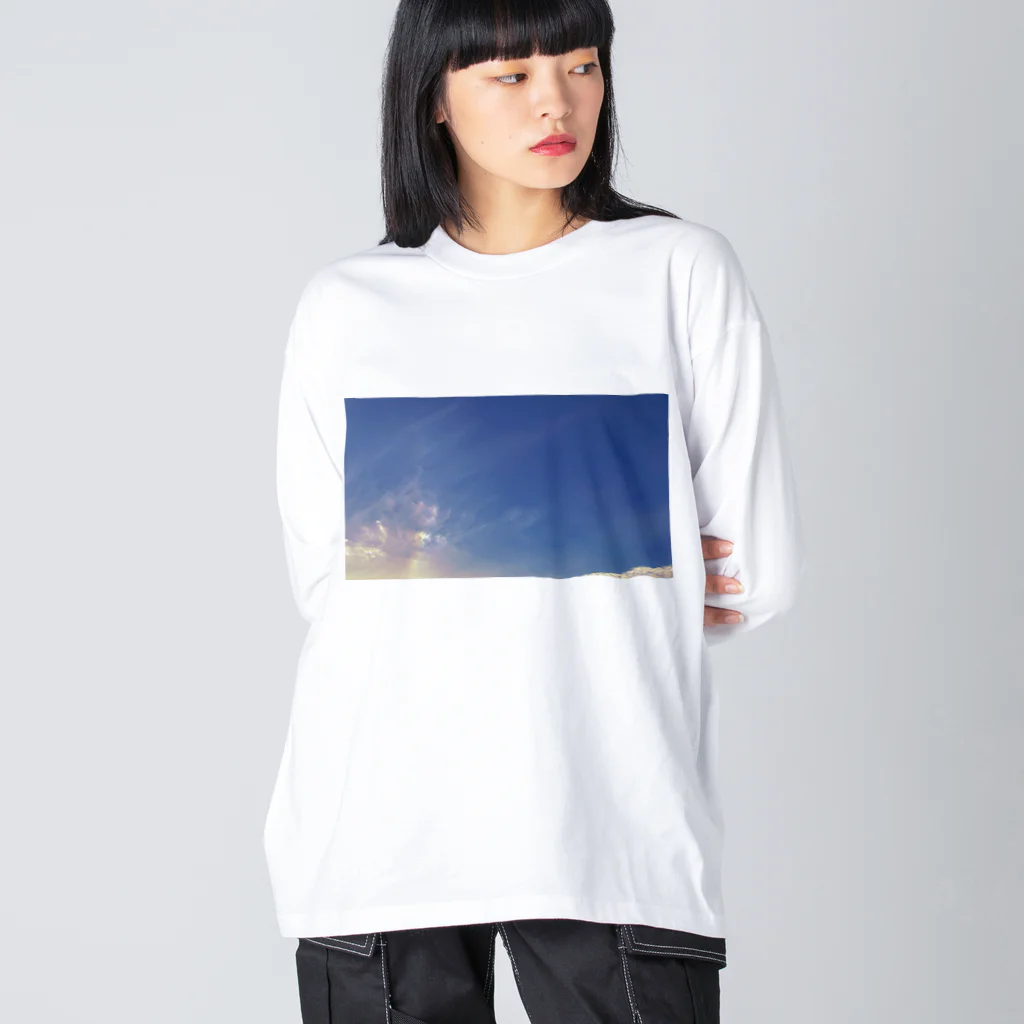 天使のいる街の秋の彩雲 Big Long Sleeve T-Shirt