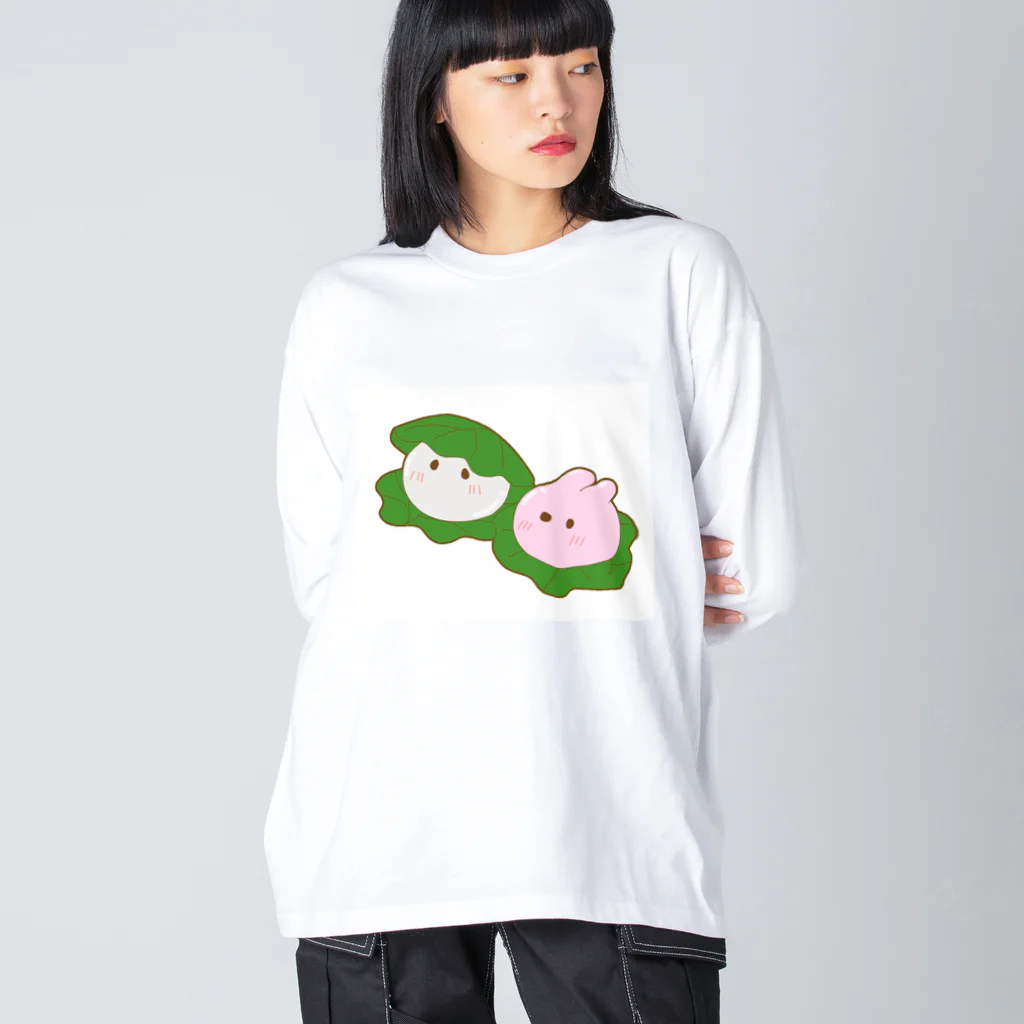 lapis collectionのもちうさぎ Big Long Sleeve T-Shirt