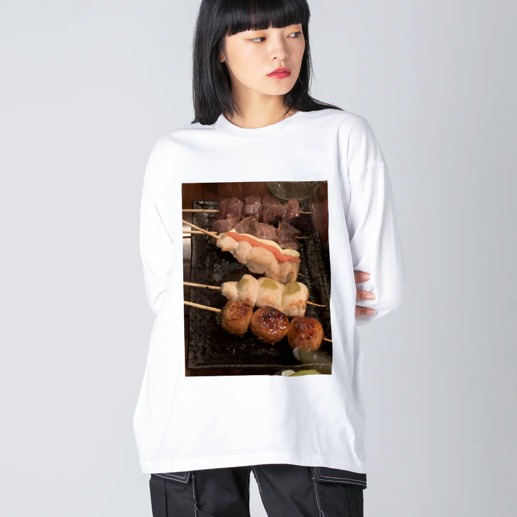 春子のかわいい焼き鳥！ Big Long Sleeve T-Shirt